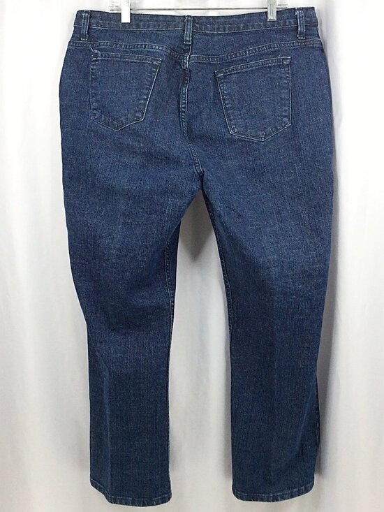Lee Straight Leg Jeans Women's Plus Size 20W Petite - Picture 2 of 6